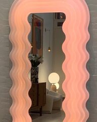 Poltronova Ultrafragola Mirror Illuminated light pink Ettore Sottsass Jr (The Ultrafragola by Ettore Sottass)