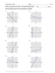 Graphing Lines Worksheets - 15 Worksheets - Worksheets Library