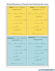 Integration: Geometry, Parallel and Perpendicular Lines Lesson ...