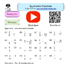 Equivalent Fractions Textbook Exercise – Corbettmaths - Worksheets ...