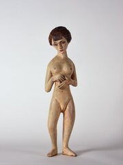 Sad Woman; Standing Female Nude; Nude Girl - Digital Collection