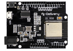 AZDelivery D1 R32 ESP32 CH340G WiFi Bluetooth IoT Development Board compatible with Arduino including E-Book! (ESP32)