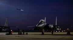 McDonnell Douglas F-15 Eagle (F 15 Eagle Resting At Night)