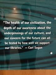 Carl Sagan Quote: Some Geniuses bysyquotes (24 x 18) (Carl Sagan)