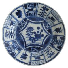 Kangxi Period Chinese Dish or Plate Porcelain Blue and White ...