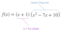 Factor & Remainder Theorems