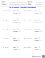 SOLUTION: Slope find slope and y intercept - Studypool ...