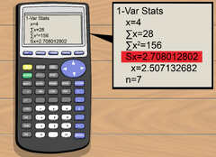 How to Find Standard Deviation on the TI84: 7 Steps