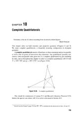 Complete Quadrilaterals (Chapter 10) - Euclidean Geometry in ...