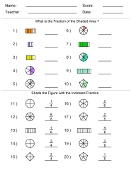 3rd Grade Comparing Fractions Worksheets