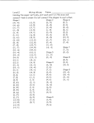 Coordinate Plane Graphing Worksheets