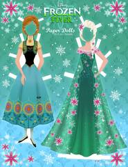 Frozen Fever Anna and Elsa Paper Dolls - Frozen Photo (38104950) - Fanpop