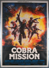 Original Cobra Mission (1986) movie in C8 condition for $40.00