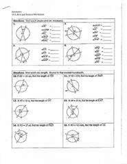 Circles - Arc length and sector area Worksheets - Worksheets Library