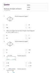 50+ properties of rhombuses worksheets for 10th Class on Quizizz ...