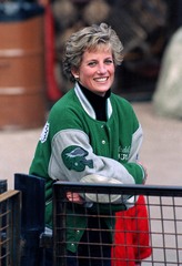 Diana, Princess of Wales (Women Princess Diana Philadelphia Eagles Varsity Jacket)