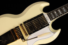 Gibson Custom 1963 Les Paul SG Custom Reissue with Maestro Vibrola (Gibson Custom Shop 60th Anniversary 1961 Les Paul SG Custom White)