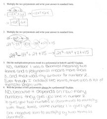 Graphing Polynomials Worksheet