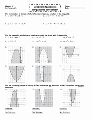 Graphing Quadratics Review Worksheet