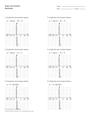 Free graphing sine and cosine practice worksheet,