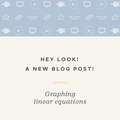 Graphing linear equations — Krista King Math | Online math help