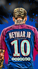 Neymar With Paint Splash, neymar, paint splash, footballer, sports ...