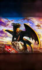 Toothless, night fury, dragon, how to train your dragon,phone ...