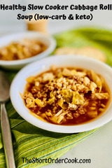 Healthy Slow Cooker Cabbage Roll Soup (low-carb & keto) - The ...