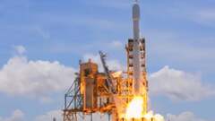 SpaceX launches reused rocket and lands it, barely | Mashable