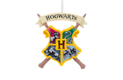 Hallmark Harry Potter Hogwarts Crest Christmas Ornament (Hogwarts School of Witchcraft and Wizardry)