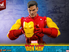 Iron Man Classic Comic Masterpiece Diecast 1/6 Scale Hot Toys Exclusive Figure (Classic Marvel Comics Iron Man)