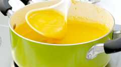 Cream of pumpkin soup