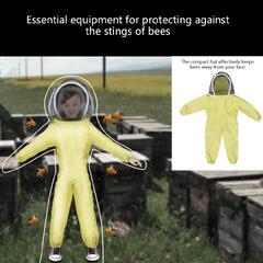 Beekeeping Suit Hooded Veil Bee Farm Clothing for Kids – grabstore ...