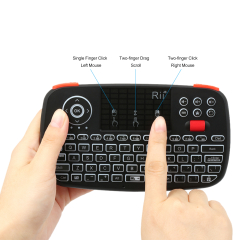 Rii i4 Mini Wireless Keyboard (Rii i4 Mini Wireless Bluetooth Keyboard with Touchpad and Backlit Design)