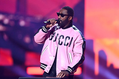 Idris Elba (The BRIT Awards 2023 Idris Elba Pink Jacket)