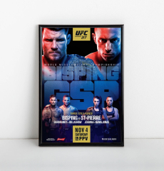 UFC 217 Fight Michael Bisping Vs Georges St Pierre - Etsy