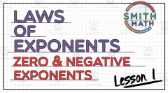 Laws of Exponents Lessons | Lesson 1: Zero + Negative Exponents by ...