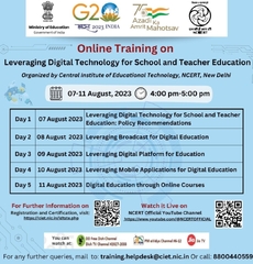 National Council of Educational Research and Training (Leveraging Digital Technology for School and Teacher Education)