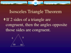 PPT - 4.6 The Isosceles Triangle Theorems PowerPoint Presentation,