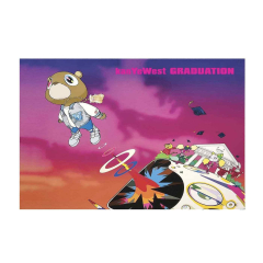 Kanye West Album Cover and Picture Modern Family bedroom s 12"×12 (Kanye West Graduation Album ) (DIANSHANG Kanye s Graduation Album Cover Cool s for Room Aesthetic Unframe:inch)