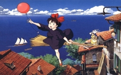 Kiki's Delivery Service (Kiki's Delivery Service Kiki Catching A Balloon)