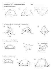 Rhombuses Trapezoids And Kites