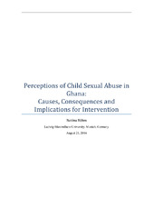 PDF) Perceptions of Child Sexual Abuse in Ghana: Causes ...