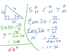 Basic trig, sin, cos, tan | Math, Trigonometry, Trig Triangles | ShowMe