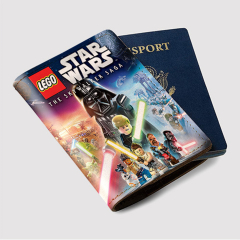 Pastele LEGO Star Wars The Skywalker Saga Custom Passport Wallet Case With Credit Card Holder (LEGO Star Wars: The Skywalker Saga)