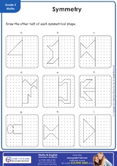 Lines of Symmetry Worksheet