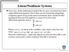 PPT - Chapter 3 Modeling With First-Order Differential Equations ...