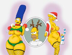 Lisa and Marge Simpson Naked (18yo) - Porn Simpsons Parody