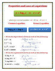 SOLUTION: Properties and Laws of Logarithms Worksheets - Studypool