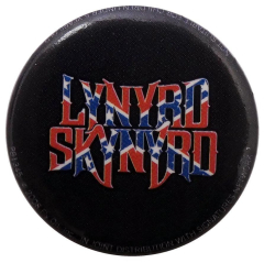 Lynyrd Skynyrd Logo Button (Lynyrd Skynyrd Flag Logo Pin Badge)